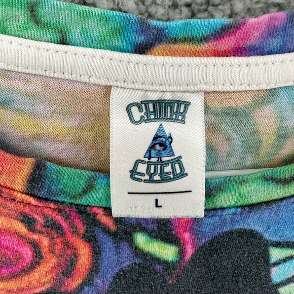 Chink Eyed Goofey Tye-Dye T-Shirt Men’s Sz Large - Picture 3 of 3